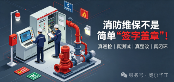 消防维保不是简单“签字盖章”！甲方必看的5个核查要点